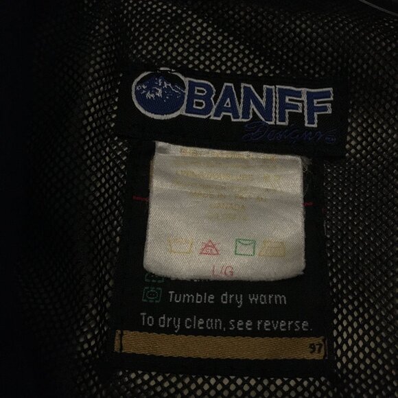 Vintage Canadian Banff Designs Gore-Tex Navy Classic Windbreaker Hooded Coat - Picture 11 of 16